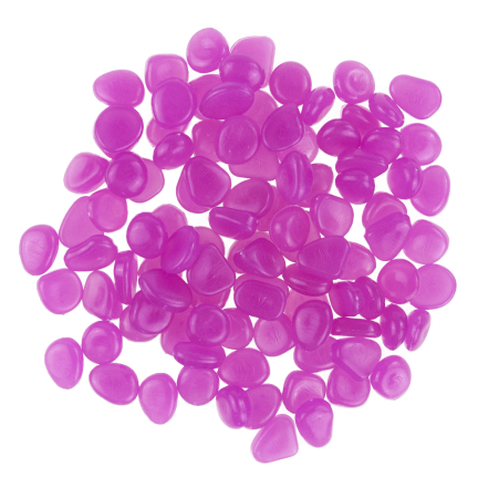 TG67713-7 svítící kamínky, fluorescenční kamínky, 100 kusů, dekorativní