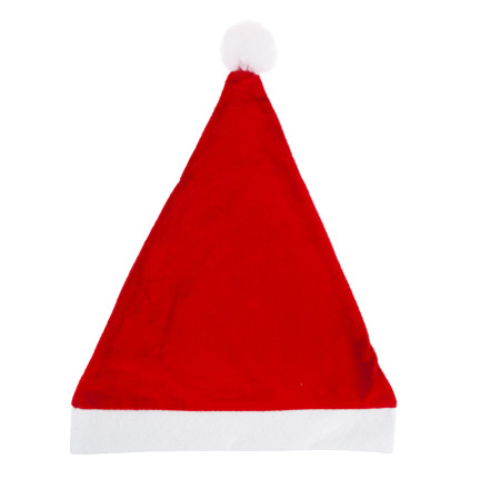 TG69514 čepice Santa Clause, plusová čepice s bambulí, univerzální velikost, červená