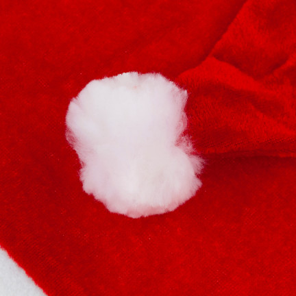 TG69514 čepice Santa Clause, plusová čepice s bambulí, univerzální velikost, červená