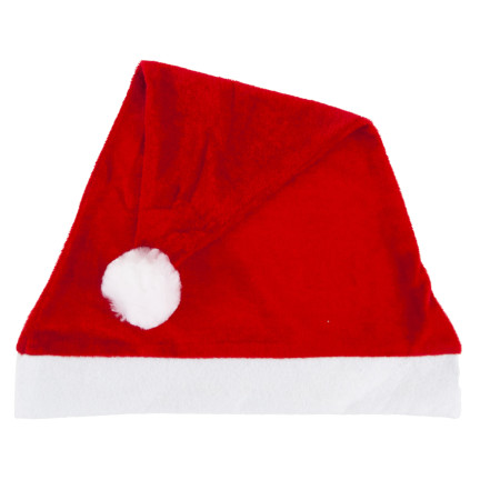 TG69514 čepice Santa Clause, plusová čepice s bambulí, univerzální velikost, červená