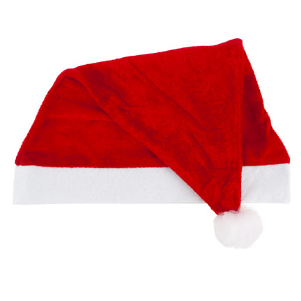 TG69514 čepice Santa Clause, plusová čepice s bambulí, univerzální velikost, červená