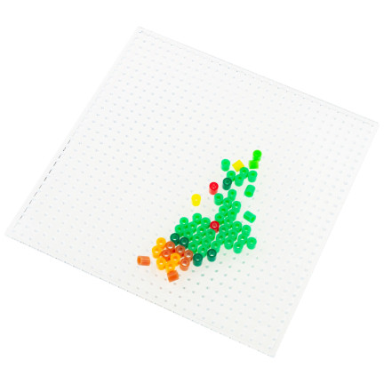 TG69618 puzzle DIY, deska s kolíky, korálky, mozaika, korálková dlaždice, vánoční skládačka