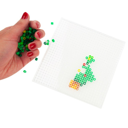 TG69618 puzzle DIY, deska s kolíky, korálky, mozaika, korálková dlaždice, vánoční skládačka