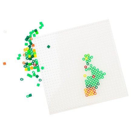 TG69618 puzzle DIY, deska s kolíky, korálky, mozaika, korálková dlaždice, vánoční skládačka