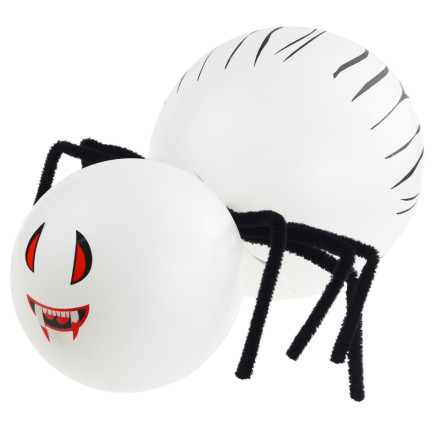 Sada halloweenských ozdob, papírové, různé barvy, halloweenské dekorace, balónky, girlanda, ozdoby na stůl, sada