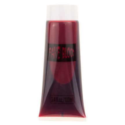 Umělá krev, červená, tekutá, tekutá krev, halloweenská dekorace, tuba 100 ml