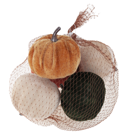 TG70186 umělé dýně, 5 ks, podzimní dekorace, Halloween