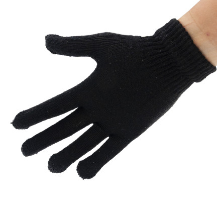 Rukavice s potiskem, černé, kosti, kostra, doplněk k maškarnímu kostýmu, Halloween, univerzální, 1 pár