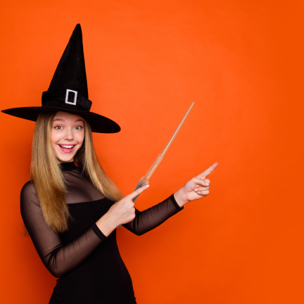 TG70223-M halloweenská čarodějnická hůlka