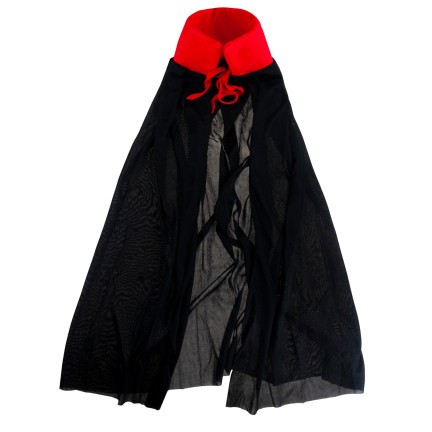 Pirátský kostým, černý, dětský halloweenský kostým, čepice a plášť, sada