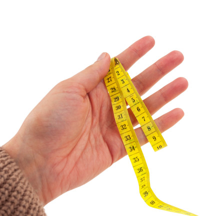 TG70288 krejčovský centimetr 150 cm, krejčovský metr, měřidlo v palcích a centimetrech
