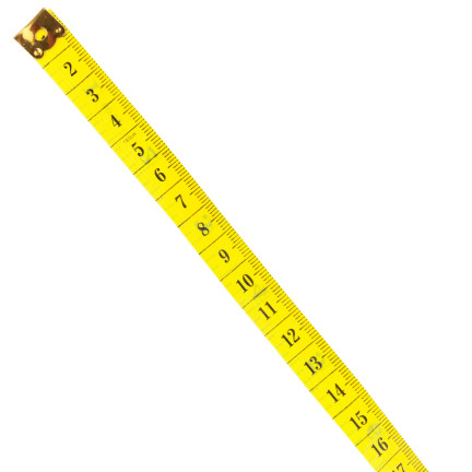 TG70288 krejčovský centimetr 150 cm, krejčovský metr, měřidlo v palcích a centimetrech