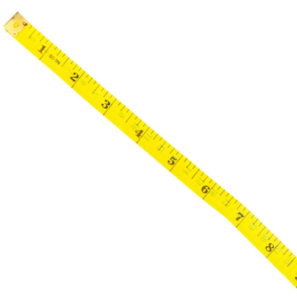 TG70288 krejčovský centimetr 150 cm, krejčovský metr, měřidlo v palcích a centimetrech