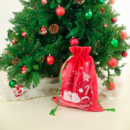 TG70466-2  vánoční taška na dárky od Santy, dárková taška, obal, červená, velká