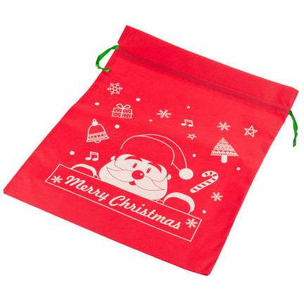 TG70466-2  vánoční taška na dárky od Santy, dárková taška, obal, červená, velká