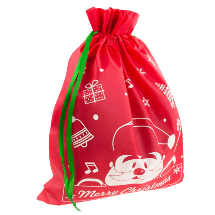 TG70466-2  vánoční taška na dárky od Santy, dárková taška, obal, červená, velká