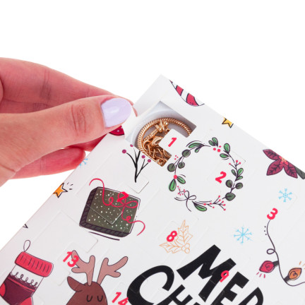 TG70495 adventní kalendář, vánoční náramek, šperk, dárek, přívěsky, DIY