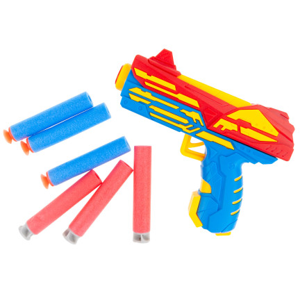 TG71062 pistole na šipky N-Strike, náboje, odpalovač šipek, pěna, přísavka, Nerf