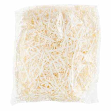 TG71116-1 rafie, sláma, rostlinné vlákno, dekorativní, přírodní, krémová, 50 g