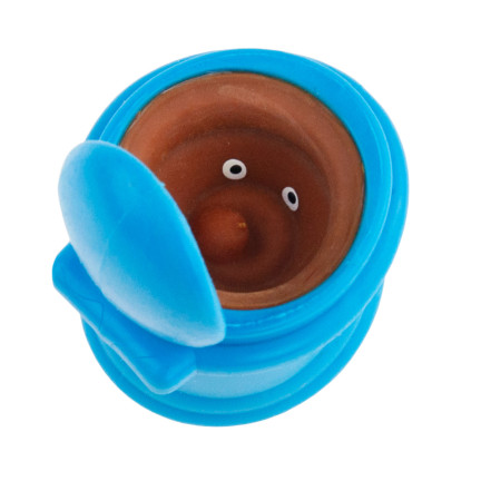 TG71152 antistresová mačkací hračka – záchod s hovínkem, vtipná smyslová squishy hračka