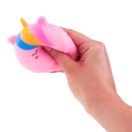TG71174  mačkací antistresová hračka – duhový jednorožec, smyslová squishy