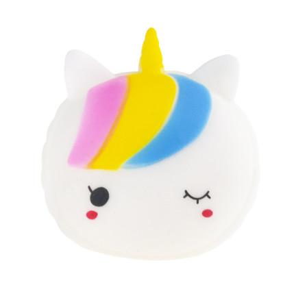TG71174  mačkací antistresová hračka – duhový jednorožec, smyslová squishy