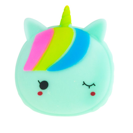 TG71174  mačkací antistresová hračka – duhový jednorožec, smyslová squishy