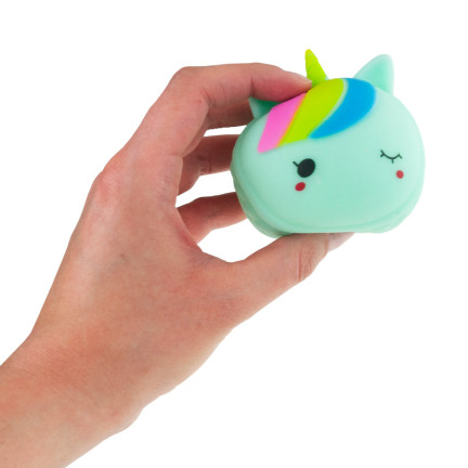 TG71174  mačkací antistresová hračka – duhový jednorožec, smyslová squishy