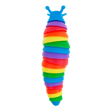 TG71182 antistresový červík, hlemýžď, smyslová antistresová hračka „finger slug“