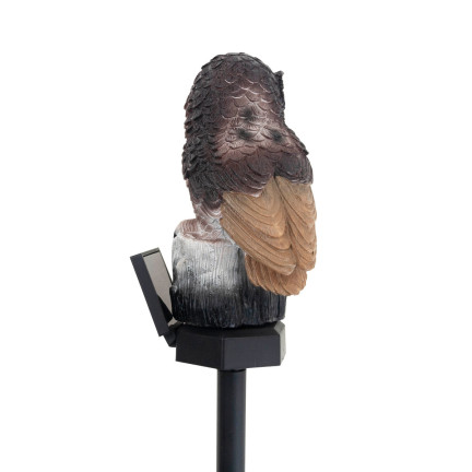 TG71281 solární lampa ve tvaru sovy, zahradní LED lampa, zapichovací lampa, zahradní dekorace