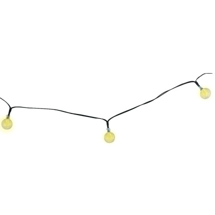 TG71398-1 SOLÁRNÍ LAMPA GIRLANDA 20LED 5M ZAHRADNÍ LAMPA PRO BALKÓNOVÝ ŘETĚZEC SVĚTELNÉHO KRUHU