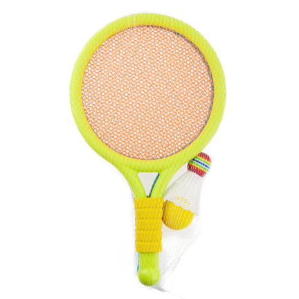 TG71584 badmintonová sada, raketky, míček, barevné rakety, herní sada