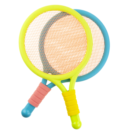 TG71584 badmintonová sada, raketky, míček, barevné rakety, herní sada
