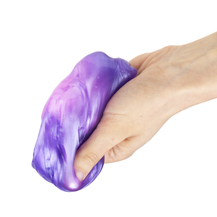 Glutek slime, modelína, smyslová hmota, kreativní hračka, směs barev