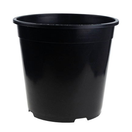 TG72941 výrobní květináč řady P24, 7,5 l, kulatý, na sazenice, s okrajem, 24 × 24 cm