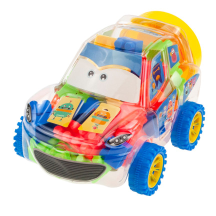 TG72951 sada kostek v autíčku, autíčko s kostkami, kreativní kostky