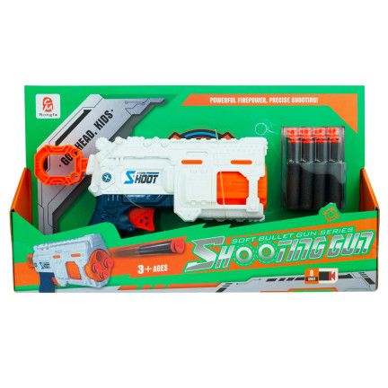 TG72953 pistole na pěnové šipky + 8 nábojů Nerf