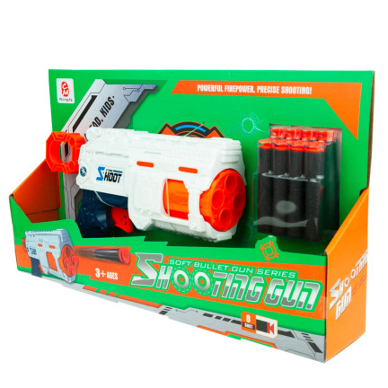 TG72953 pistole na pěnové šipky + 8 nábojů Nerf
