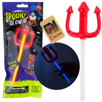 TG73008 trojzubec s halloweenským svitem