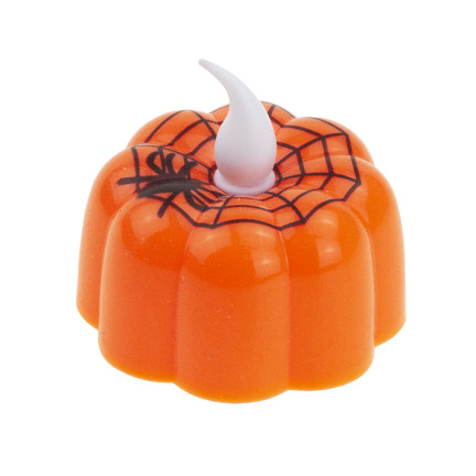 TG73370-1 LED svíčky ve tvaru dýní, halloweenské lucerny, dekorace, sada 12 ks, na baterie