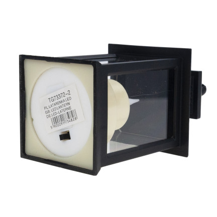 TG73372-2 lucerna, svítilna na ranní mši, LED lucerna se svíčkou, pohyblivý plamen, hrob