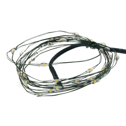 TG73524-2 vánoční světýlka na zeleném drátku, 40 LED, teplé světlo, na baterie