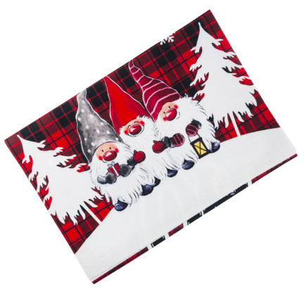 TG73542 prostírání na sváteční stůl, vánoční dekorativní vzor, ubrus 220 × 40 cm