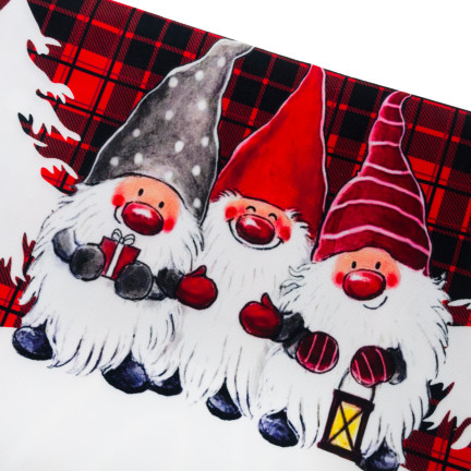 TG73542 prostírání na sváteční stůl, vánoční dekorativní vzor, ubrus 220 × 40 cm