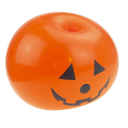 TG74159 halloweenské LED balónky, 5 ks, svítící dýně, oranžové dekorace