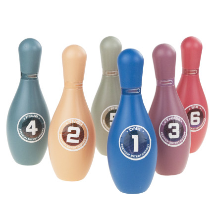 TG77511 barevné kuželky pro děti, bowling, zábava, hra na obratnost