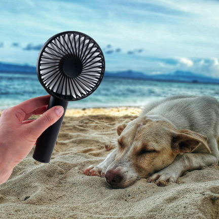 TG77645 VĚTRÁK VĚTRNÝ MLÝN MINI RUČNÍ VENTILÁTOR CESTOVNÍ PLÁŽOVÝ VENTILÁTOR
