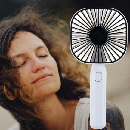 TG77648 ventilátor, větrák, mini větrák, ruční, cestovní, plážový, stolní