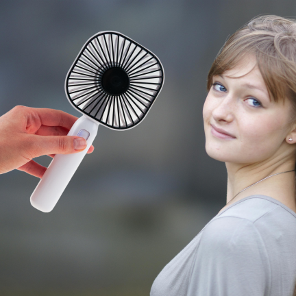 TG77648 ventilátor, větrák, mini větrák, ruční, cestovní, plážový, stolní