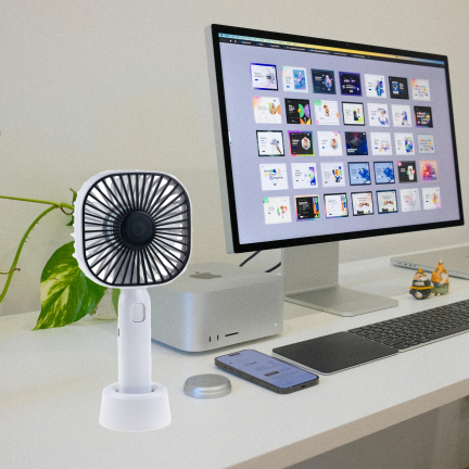 TG77648 ventilátor, větrák, mini větrák, ruční, cestovní, plážový, stolní